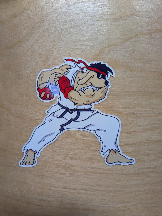 KARATE MAN | VINYL STICKER