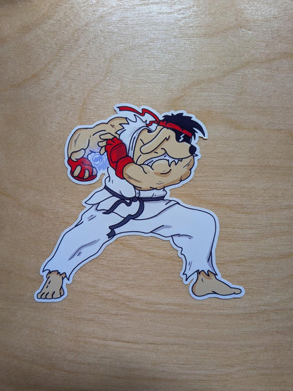 KARATE MAN | VINYL STICKER