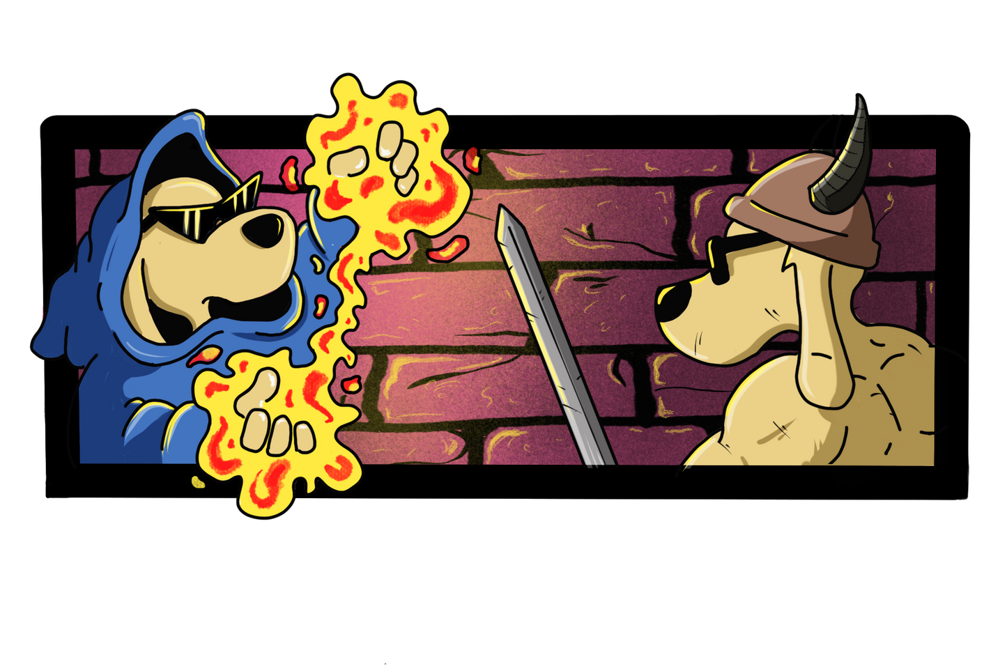HOLOGRAPHIC DUNGEON DUEL | VINYL STICKER