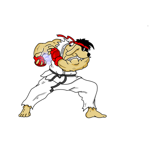 KARATE MAN | VINYL STICKER